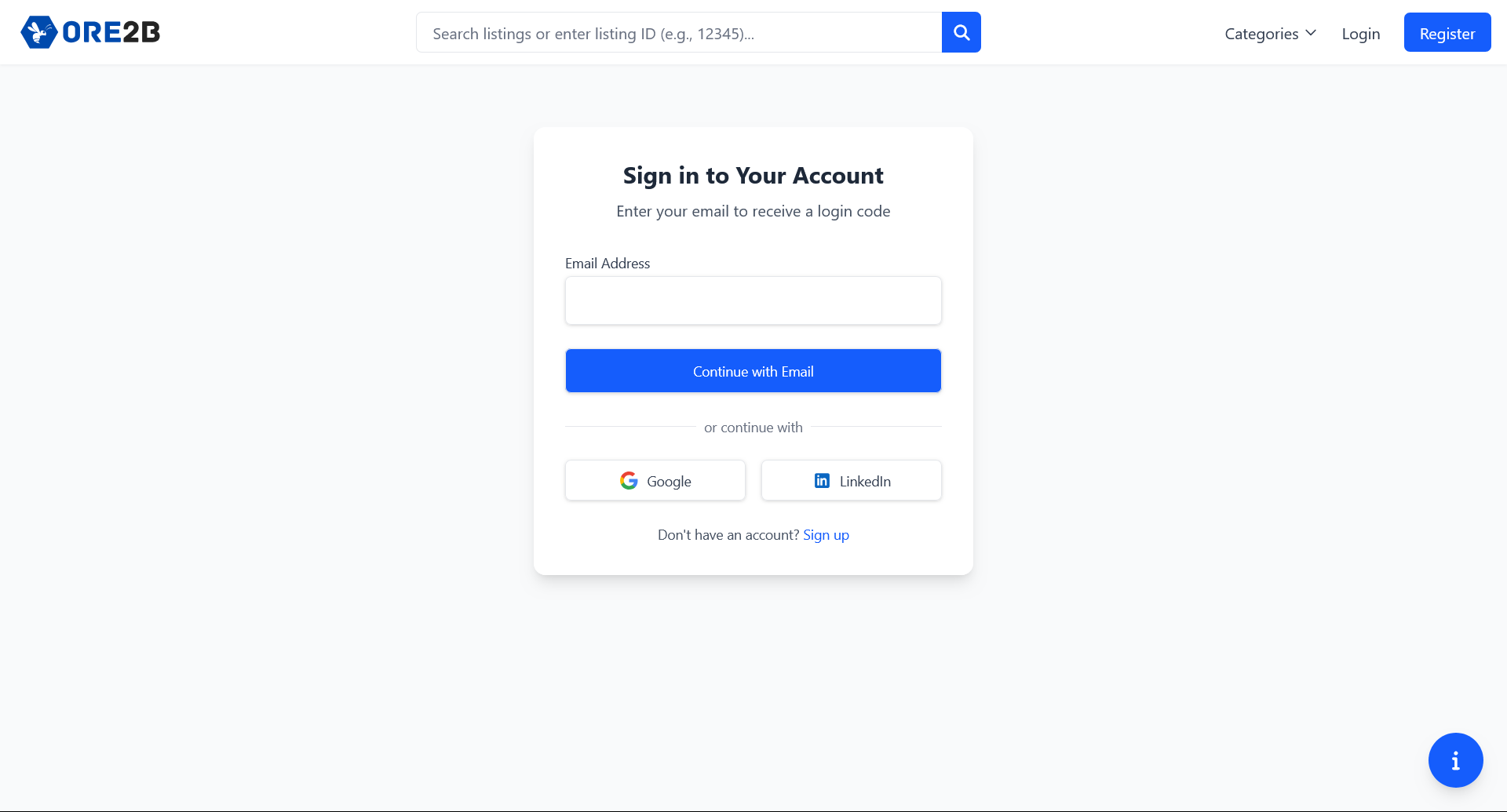 Login Page