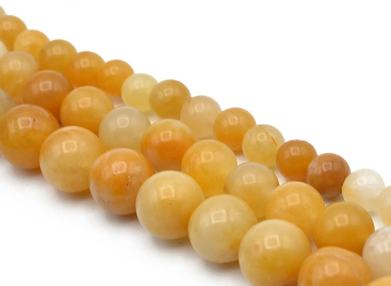 Natural Yellow Topaz Beads Strands 8mm 10mm – Wholesale Loose Gemstones for Jewelry Making